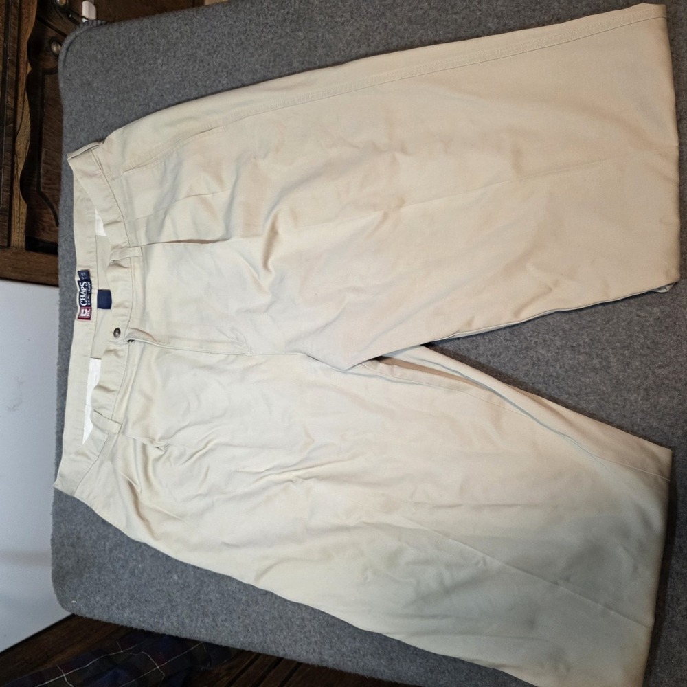 Chaps Ralph Lauren Beige Chino Pants 42x32 D2